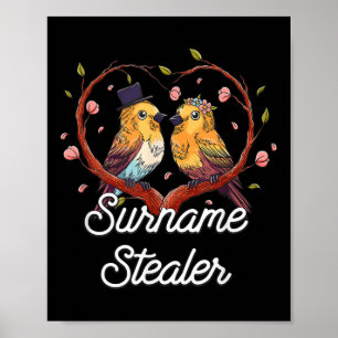 Affiche Surnom Stealer Groom Pun Mari Pour Être Plaisanter