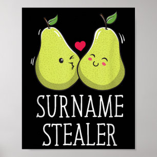 Affiche Surnom Stealer Groom Pun Mari Pour Être Plaisanter