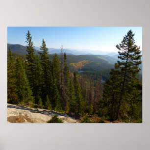 Affiche Surplomb du Rocky Mountain au début de l'automne