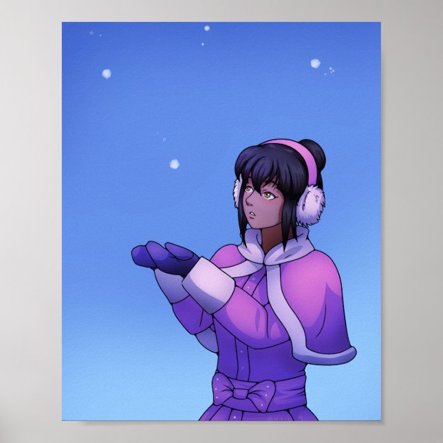 Affiche Surpris par la neige (Devant)