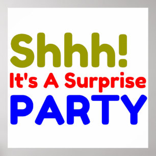 AFFICHE SURPRISE PARTY