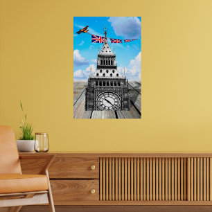 Affiche Surreal Big Ben, Londres et British Art