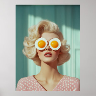 Affiche Surreal Breakfast Portrait mode