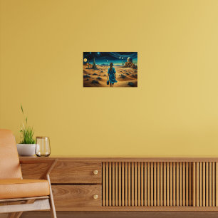 Affiche Surreal Desert Dreamscape Art