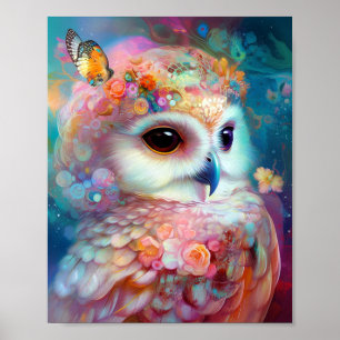 Affiche Surreal Owl Imaginaire Art