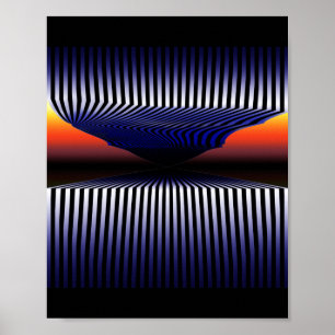 Affiche Surréalisme Art numérique Abstrait