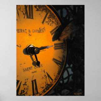 Affiche Surveillance de l'horloge