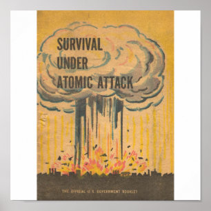 Affiche Survie sous l'attaque atomique