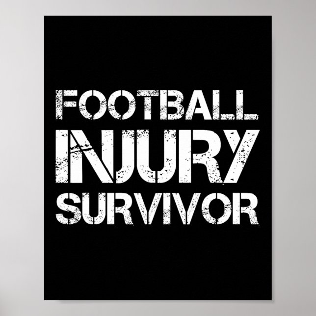 Affiche Survivant de la blessure au football (Devant)