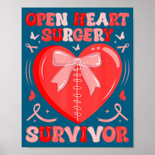 Affiche Survivant de la chirurgie à cœur ouvert guerrier m