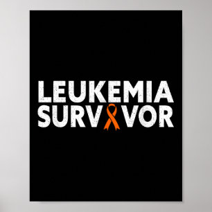 Affiche Survivant de la leucémie - Mois de sensibilisation