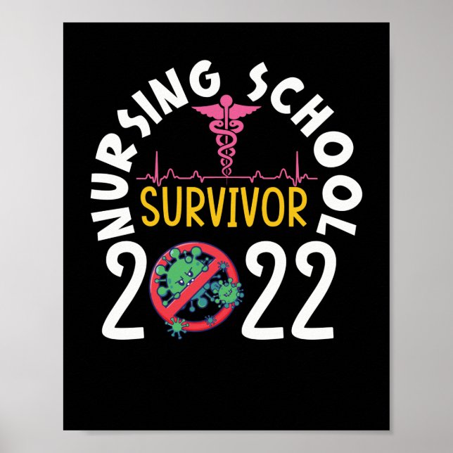 Affiche Survivant de l'école de soins infirmiers 2022 infi (Devant)