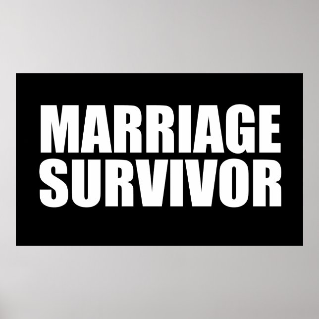 Affiche Survivant du mariage (Devant)