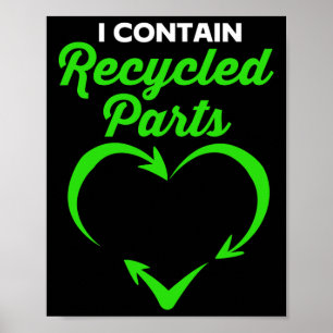 Affiche Survivant I contient des pièces Recyclées