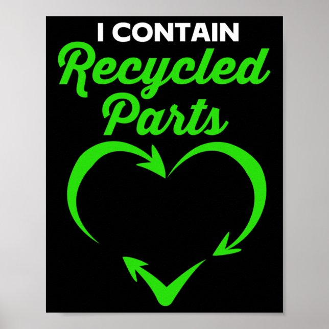 Affiche Survivant I contient des pièces Recyclées (Devant)