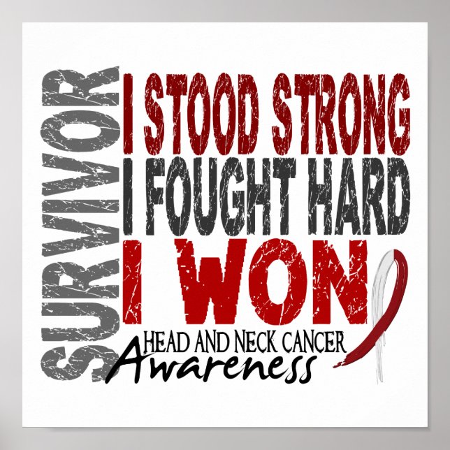 Affiche Survivor 4 Head Neck Cancer (Devant)