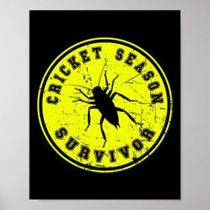 Affiche Survivor Saison de Cricket Invasion de Criquet de