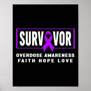 Affiche Survivor - Sensibilisation à la dépendance