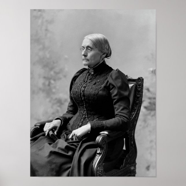 Affiche Susan B. Anthony Seated Portrait - 1891 (Devant)