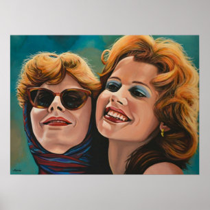 Affiche Susan Sarandon et Geena Davies alias Thelma et L