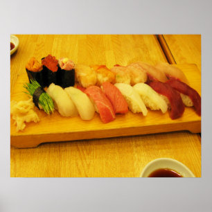 Affiche Sushi 寿司