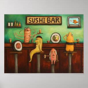 Affiche Sushi Bar