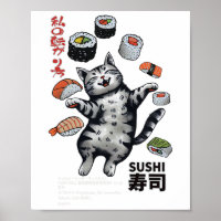 Sushi Cat Harajuku Tokyo Japon Cat Cat Caf