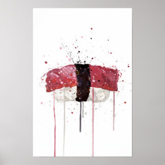 Affiche Sushi Négiri de thon