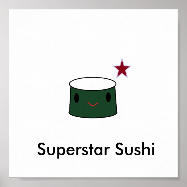 Affiche Sushi Superstar (Devant)
