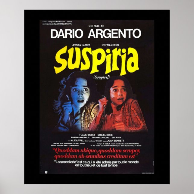 Affiche Suspiria 1977 (Devant)