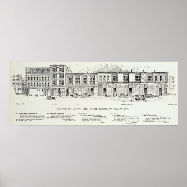 Affiche Sutter South side Kearny et Grant (Devant)