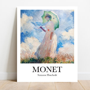 Affiche Suzanne Hoschedé par Claude Monet