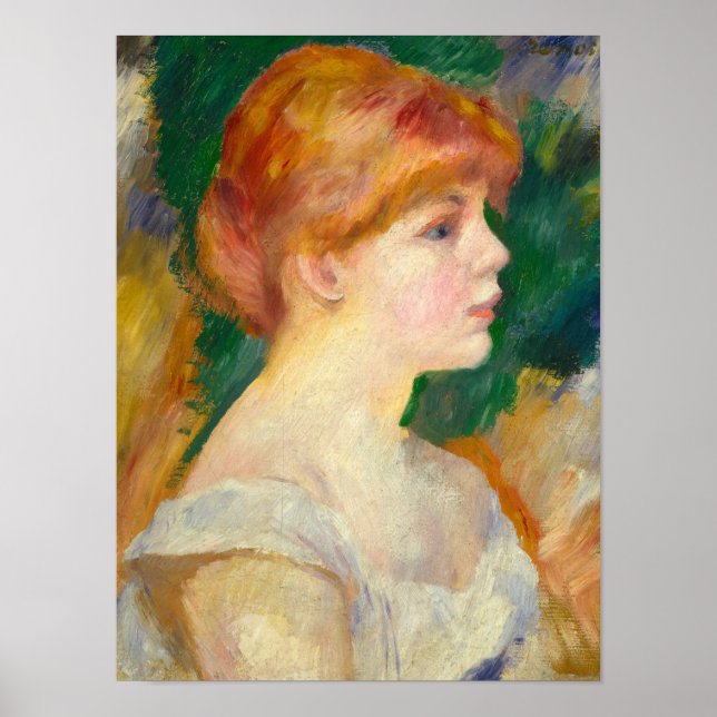 Affiche Suzanne Valadon, 1885 par Pierre-Auguste Renoir (Devant)