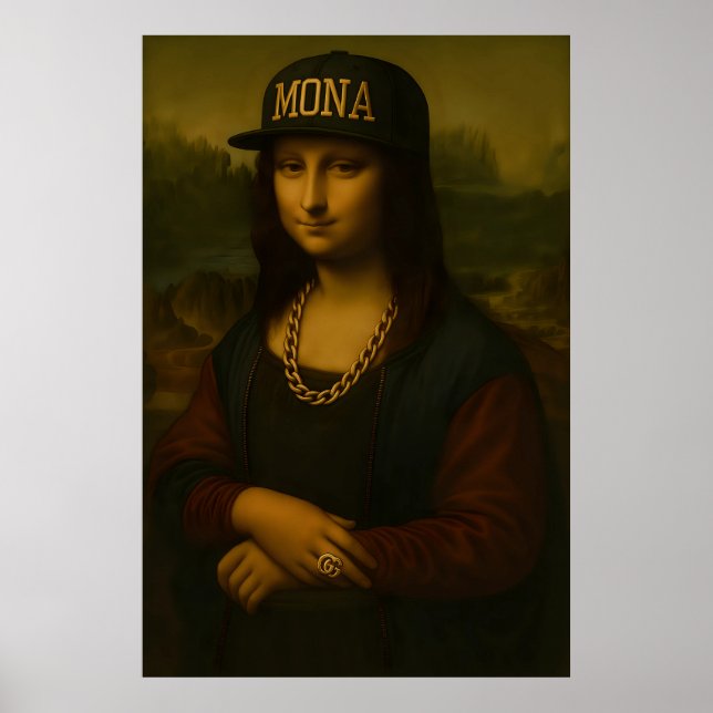 Affiche Swag Mona Lisa (Devant)