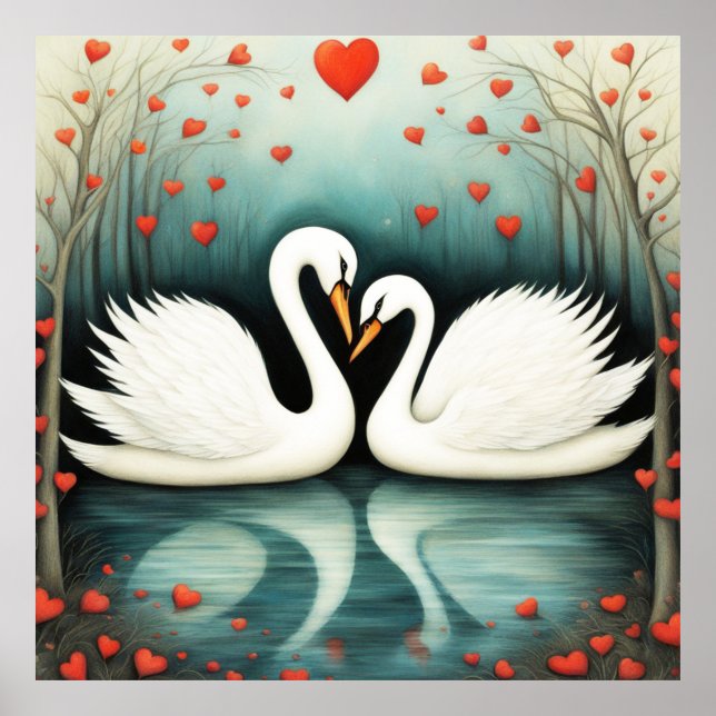 Affiche Swan Love 2 (Devant)