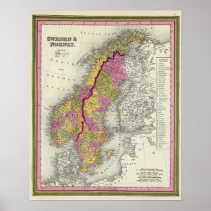 Affiche Sweden & Norway