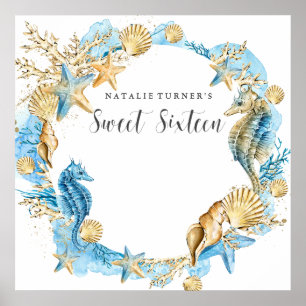 Affiche Sweet 16 Signature Message Board