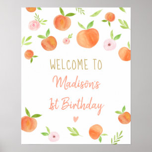 Affiche Sweet As A Peach Anniversaire