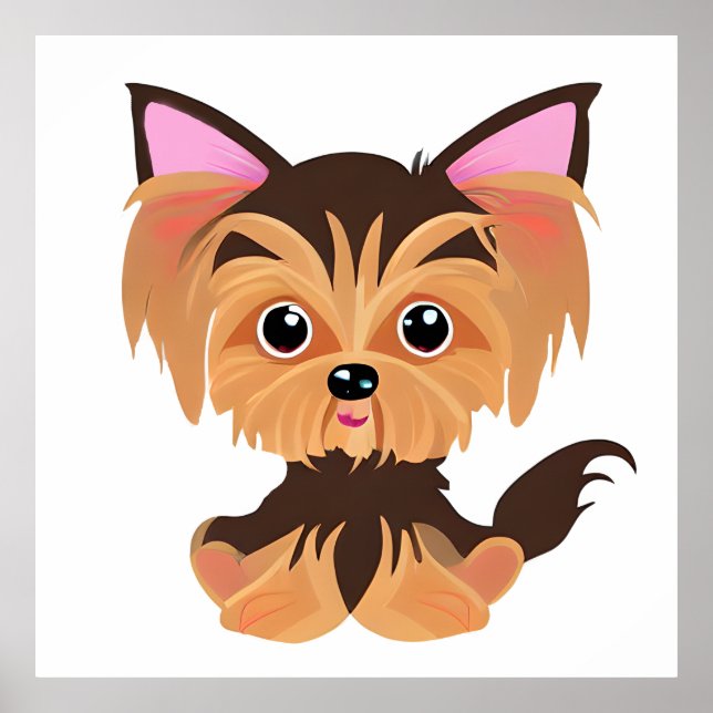 Affiche Sweet Baby Yorkie (Devant)