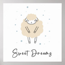 Sweet Dreams Compter Sheep Nursery