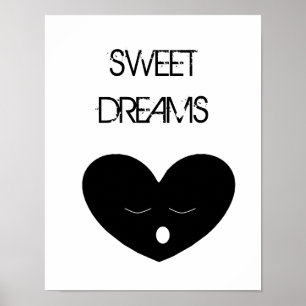 Affiche Sweet Dreams Sleeping Heart