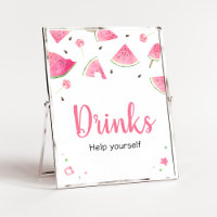 Sweet Little Baby Watermelon Baby shower Boissons