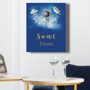 Affiche Sweet Traite L'astronaute spatial Des roquettes de
