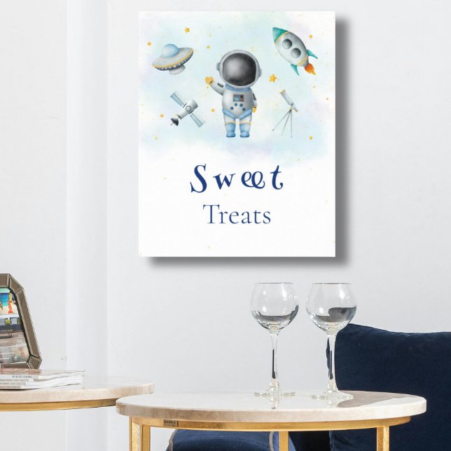 Affiche Sweet Traite l'astronaute spatial roquettes de gar (Créateur téléchargé)