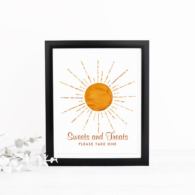 Affiche Sweets & Treats Sunshine Baby Shower (Créateur téléchargé)