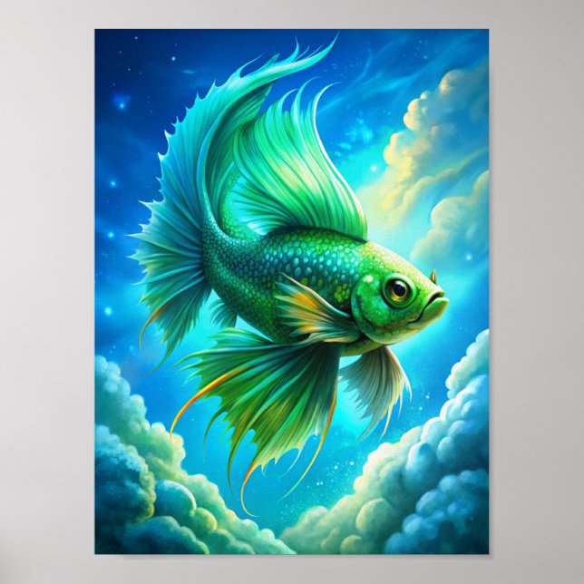 Affiche "Swim Skyward" (Devant)