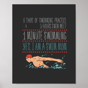 Affiche Swimmimg Mom