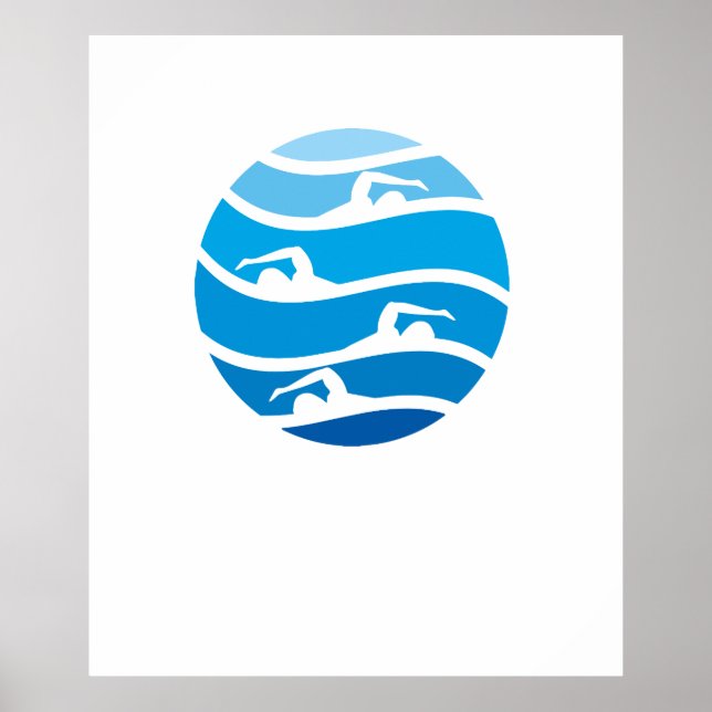 Affiche swimming (Devant)