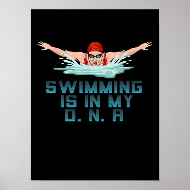 Affiche Swimming Is (Devant)