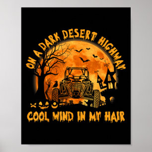 Affiche Sxs Utv Dark Desert Highway Cool Mind Halloween Ri
